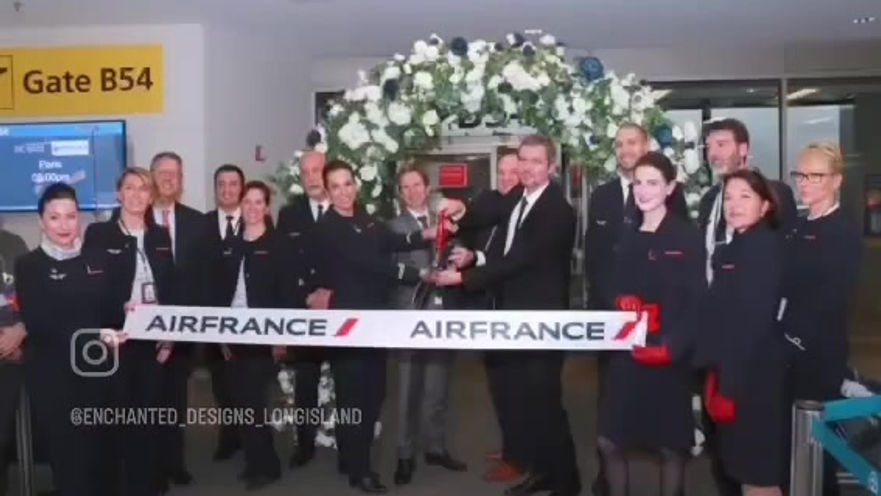 Air France Ribbon Cutting Ceremony 2022
